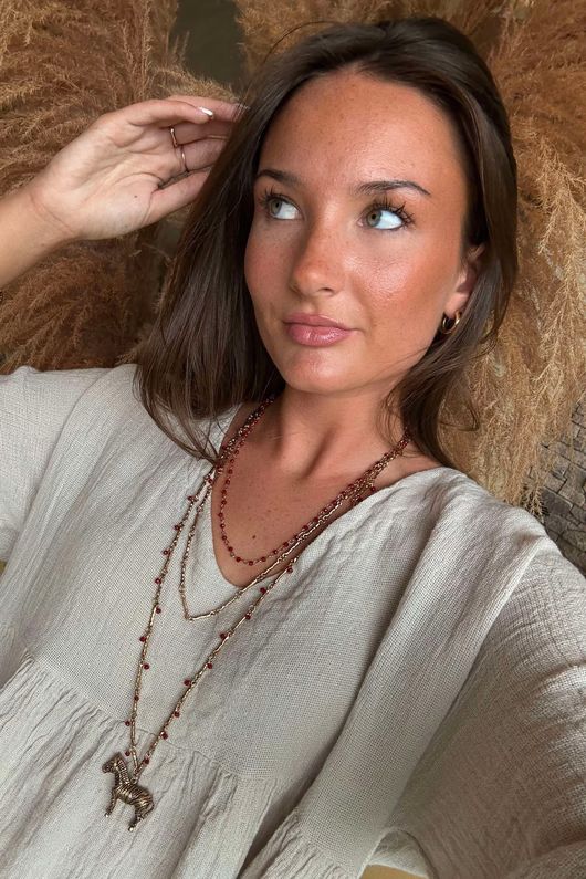 Laundry B Free Spirit Dempsey Zebi Necklace - 